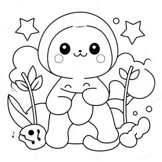 Kawaii Sevimli Doodle Boyama Sayfasi 118882-53963