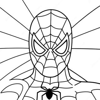 Klasik Spiderman Yuz Boyama Sayfasi 120098 54922