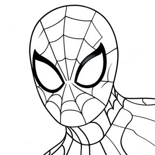 Klasik Spiderman Yuz Boyama Sayfasi 120098 54923