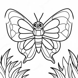 Renkli Kanatli Mothra Boyama Sayfasi 120888-55537