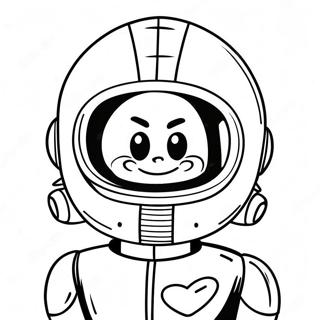 Uzay Kaskli Marvin The Martian Boyama Sayfasi 121296 56019