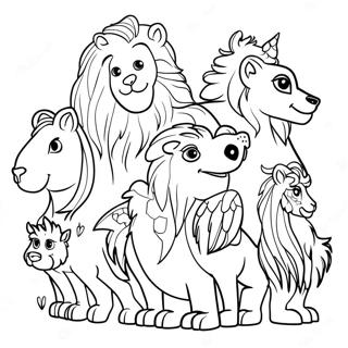 Buyulu Narnia Yaratiklari Boyama Sayfasi 121682-56320