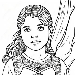 Lucy Pevensie Narniada Boyama Sayfasi 121684-56328