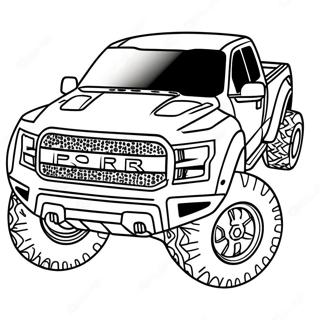 Ford Raptor Boyama Sayfaları