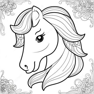 Sik At Basi Boyama Sayfasi 122120-56666