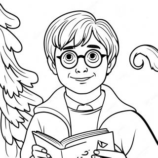 Harry Potter Noel Boyama Sayfaları