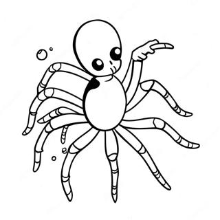 Aksiyon Halindeki Havali Orumcek Punk Boyama Sayfasi 122348-56896