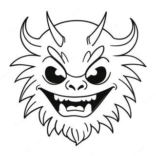 Korkutucu Super Canavar Boyama Sayfasi 122505-57026