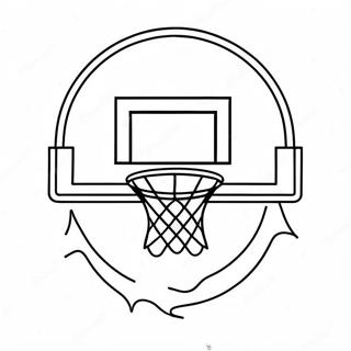 Oyuncularla Basketbol Potasi Boyama Sayfasi Boyama Sayfaları