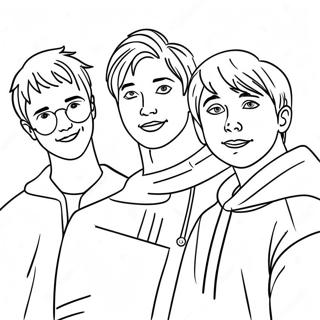 Sam Ve Colbynin Arkadaslari Ile Boyama Sayfasi 123304 57648