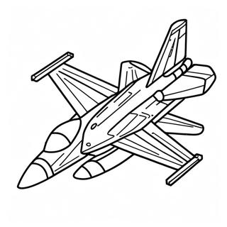 Ucusta F18 Savas Ucagi Boyama Sayfasi 123585-57855