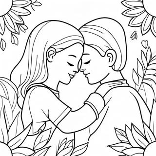 Nazik Ask Anlari Boyama Sayfasi 123692 57947