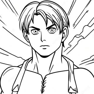 Eren Yeager Titan Formunda Boyama Sayfasi 124148 58295