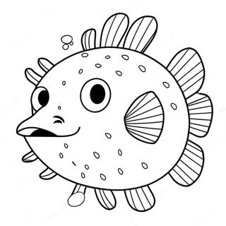 Kizgin Puffer Baligi Patlayan Boyama Sayfasi 124202 58435