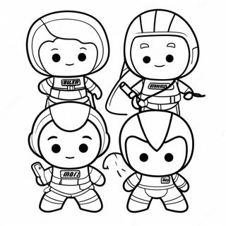 Mini Guc Takim Uyeleri Boyama Sayfasi 124485 58651