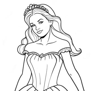 Daphne Guzel Bir Elbise Ile Boyama Sayfasi 124871 58947