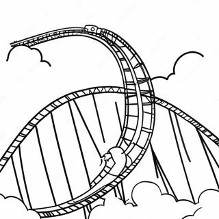 Heyecan Verici Lunapark Treni Macerasi Boyama Sayfasi 124897 58967