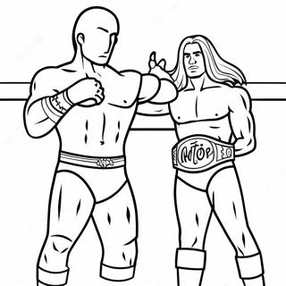 Epik Wwe Sampiyonluk Maci Boyama Sayfasi 125361-59331