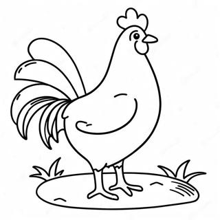 Etkilesimli Bir Tavuk Yasam Dongusu Sulu Boya Sayfasi 125877 59733