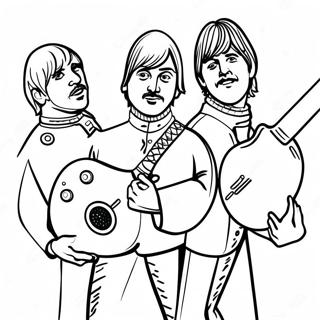 Beatles Boyama Sayfaları