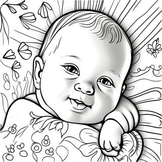 Yeni Dogan Gercekci Bebek Boyama Sayfasi 127346-60864