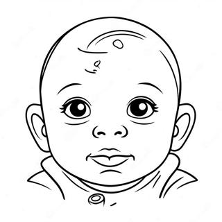 Gercekci Yeni Dogan Bebek Yuzu Boyama Sayfasi 127350-60879