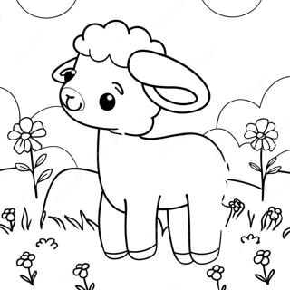 Cimenlikte Sirin Kuzu Boyama Sayfasi 127527-61133