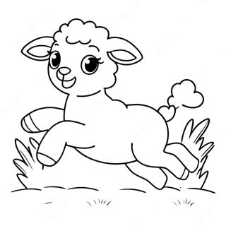 Oynak Kuzu Ziplayan Boyama Sayfasi 127529-61141