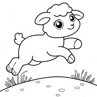 Oynak Kuzu Ziplayan Boyama Sayfasi 127529-61142