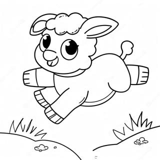 Oynak Kuzu Ziplayan Boyama Sayfasi 127529-61144