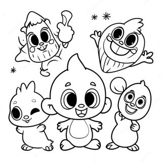 Neseli Disney Bebek Canavari Boyama Sayfasi 127556-61168