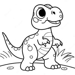 Sevimli Bebek T Rex Boyama Sayfasi 1279-2333