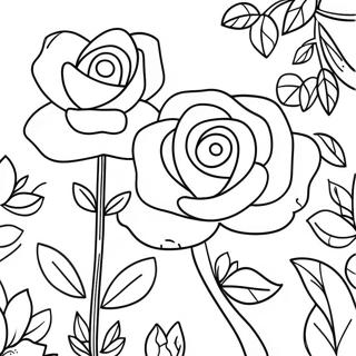 Gul Bahcesi Manzarasi Boyama Sayfasi 12835-2814