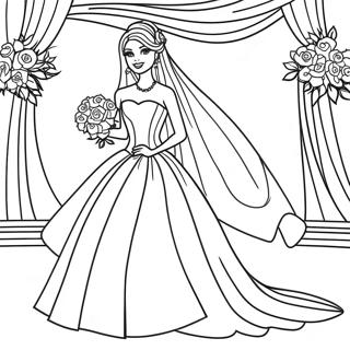 Sik Dugun Barbie Boyama Sayfasi 128401 61816