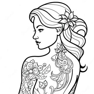 Cesur Dovmeli Belle Boyama Sayfasi 128454-61858