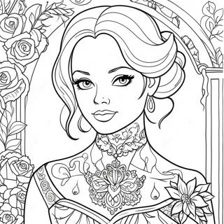 Cesur Dovmeli Belle Boyama Sayfasi 128454-61860