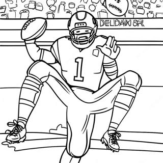 Odell Beckham Jr Touchdown Kutlamasi Boyama Sayfasi 128559 61942