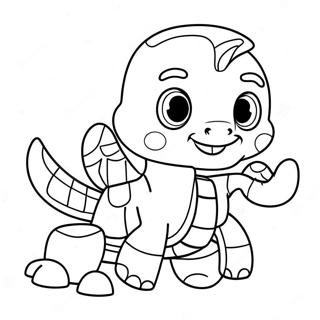 Sevimli Akrep Karikaturu Boyama Sayfasi 128766-62098