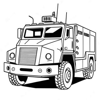 Zirhli Swat Kamyonu Boyama Sayfasi 128868-62175