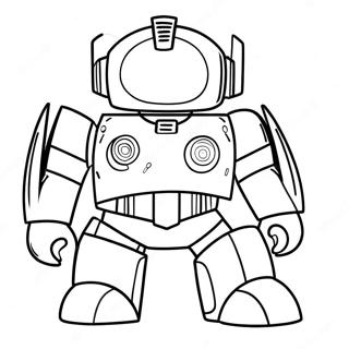 Tobot Super Kahraman Boyama Sayfasi 129049-62327