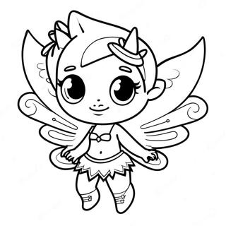 Kanatli Punk Gotik Peri Boyama Sayfasi 129331 62545