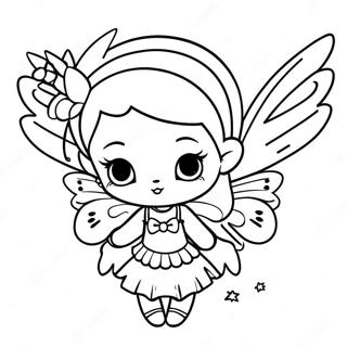 Kanatli Punk Gotik Peri Boyama Sayfasi 129331 62547