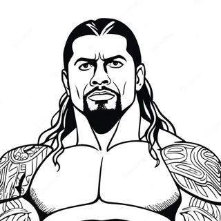 Guclu Roman Reigns Wwe Boyama Sayfasi 129430-62622
