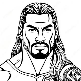 Guclu Roman Reigns Wwe Boyama Sayfasi 129430-62624