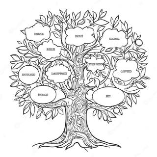 Yaratici Aile Agaci Boyama Sayfasi 129585 62744