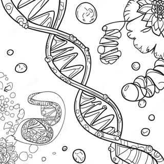 Dna Boyama Sayfaları