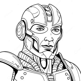 Savasta Siber Savasci Boyama Sayfasi 129995-63057