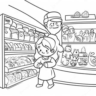 Mesgul Oyuncak Dukkani Boyama Sayfasi 130252-63259