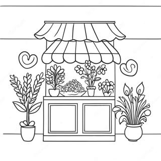 Cekici Cicek Dukkani Boyama Sayfasi 130253-63262