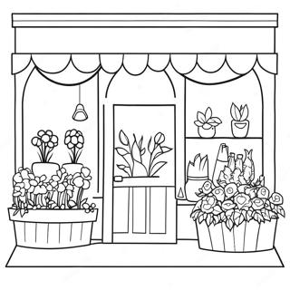 Cekici Cicek Dukkani Boyama Sayfasi 130253-63264